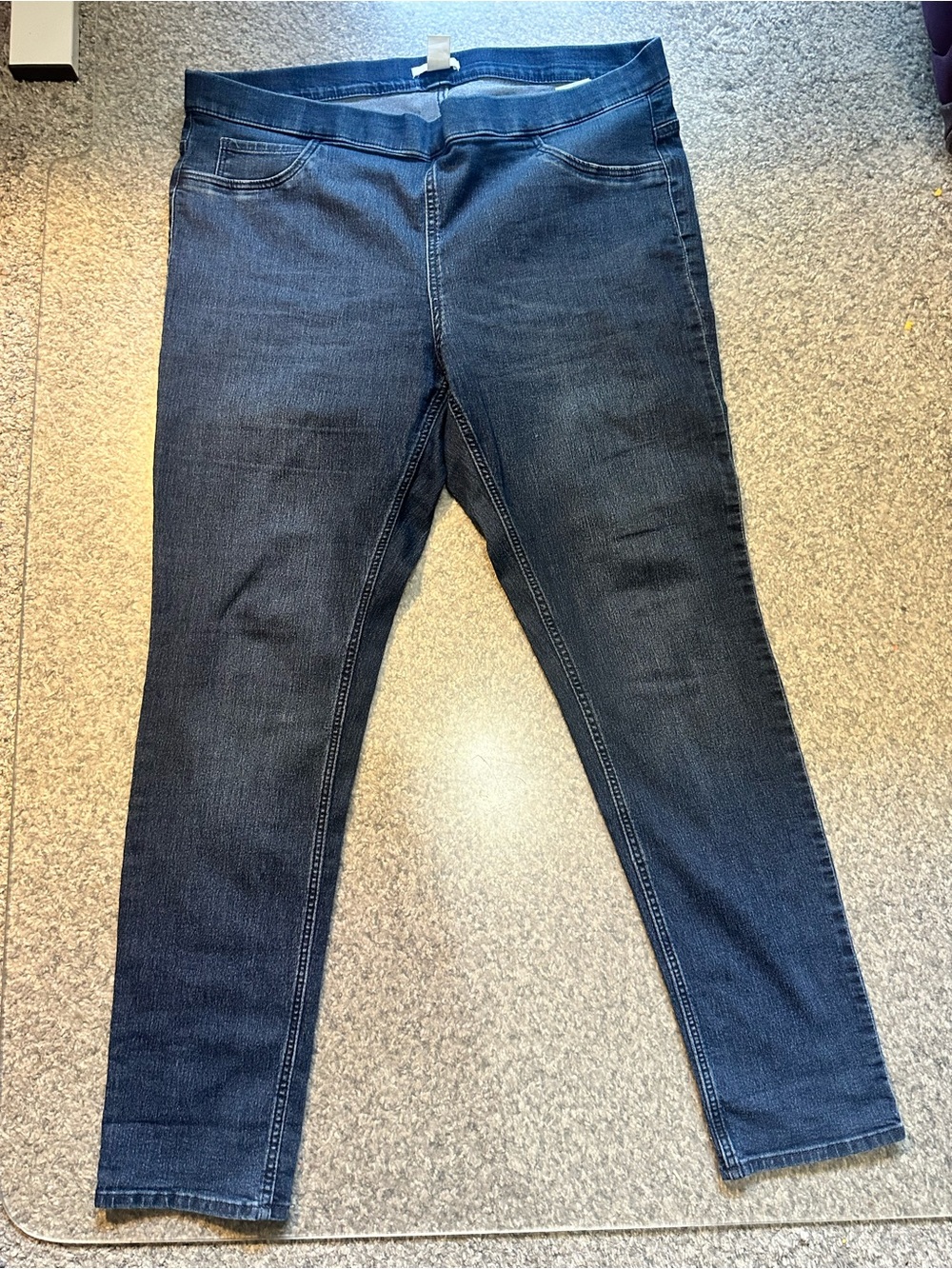 H&M Dark Blue Stretch Jeggings